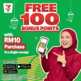 7-Eleven 100 bonus points for FREE