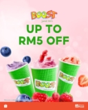 Boost Juice Up to RM5 Off with ShopeeFood