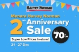 Menara Harvey Norman 2th Birthday Sale up to 70% Off Promotion