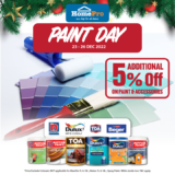 HomePro Additional 5% Off for All Paint And Accessories Promotion