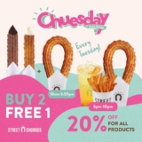 Street Churros Buy 2 Free 1 on every Tuesday Promotion