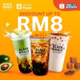 Black Whale x ShopeeFood Up To RM8 Off Vouchers for grab !