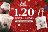 Daboba Offer Authentic Milk Tea with RM1.20 for your 3rd drink