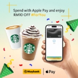 Starbucks Beverage Extra RM10 Off with Apple Pay