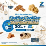 ZCITY Festive Cookies 20% Off + Free Delivery Sale Dec 2022