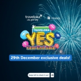 Traveloka Yes Year End Sale 2022 Up to 40% Coupons & Cashback