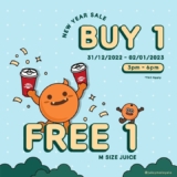 Juice Works Buy 1 Free 1 New Year 2023 Promotion