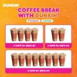 Have a coffee break with Dunkin’!