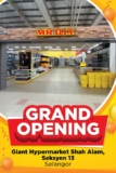 MR.DIY at Giant Hypermarket Shah Alam, Section 13 Opening Free Umbrella with Purchase Promotion