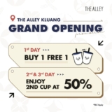 The Alley 鹿角巷 Kluang Outlet Opening Buy 1 Free 1 Promotions