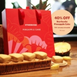 Starbucks Pineapple Cakes 40% Off Promotion