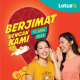 Lotus’s Saving With Us Sale on 17 Jan 2023