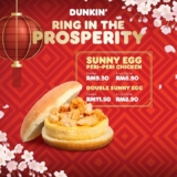 Dunkin’ Sunny Egg or Sandwich Peri Peri Chicken 2023