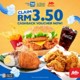 Marrybrown Free RM3.50 cashback voucher with Touch ‘n Go eWallet