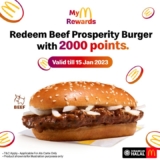 McDonald’s Rewards Loyal Customers with Redeemable Beef Prosperity Burger