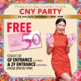 Parkson Elite Gurney Plaza CNY Party 2023 Free RM50 Vouchers Giveaway