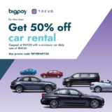 TREVO Car Rental 50% Off with BigPay