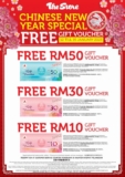 THE STORE – CHINESE NEW YEAR SPECIAL! FREE GIFT VOUCHER!