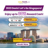 Easybook x Let’s Go Singapore 30% Reward Cash Promotion