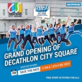 Decathlon City Square Johor Bahru Opening Free RM50 Gift Cards Giveaways