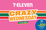 7-Eleven Crazy Wednesday Promotion on 18 Jan 2023