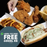 A&W 600ml RB Bottle for free with Whatapp Ordering