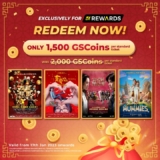 GSC selected movies at only 1,500 GSCoins