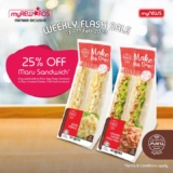 myNEWS 30% OFF on Maru Egg Mayo Sandwich & Maru Smoked Chicken Chilli Padi from 13 -17 Feb 2023