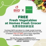 FREE Fresh Vegetables at BIG PHARMACY OUG
