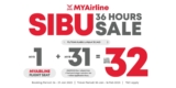 MYAirline Launches 36 Hours Flash Sale: All-in-one-way Fares From MYR 32 To Sibu, Sarawak