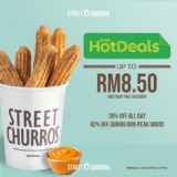 Street Churros x GrabFood Up To RM8.50 Off Hot Deals