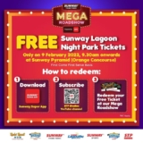 Sunway Lagoon Free Night Park Tickets Giveaways