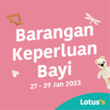 Lotus’s Baby Products Discount Sale in 27 – 29 Jan 2023