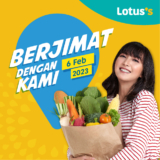 Lotus’s Saving With Us Sale on 6 Feb 2023