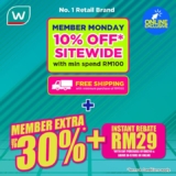 Watsons ONLINE EXCLUSIVE for MEMBER EXTRA 10% Off on Monday