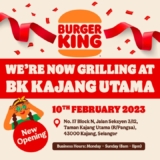 Burger King Kajang Utama Outlet Opening Free Burgers Giveaways