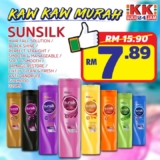 Sunsilk Shampoo Products x KK Super Mart 50% Off Kaw Kaw Murah Sale