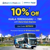 BusOnlineTicket.com Offers 10% Discount on Darul Iman Express Bus Tickets