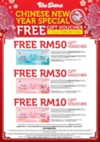 The Store CHINESE NEW YEAR SPECIAL! FREE GIFT VOUCHER