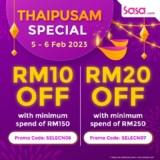 SaSa Thaipusam Special 2023 Promo Code