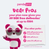 FoodPanda 50X Free Delivery Redemption