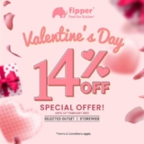 Fipper Valentine’s Special 14% off storewide Promotion