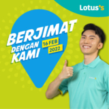 Lotus’s Savings With Us Sale on 16 Feb 2023