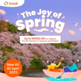 Klook Offers Exclusive Discounts to Japan, South Korea & Taiwan and Flash Deals for Cherry Blossom Getaways