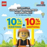 LEGOLAND Malaysia Annual Pass Holders 10% Off + 10% Off Promotion 2023