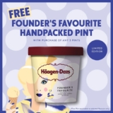 Häagen-Dazs LIMITED EDITION ‘Founder’s Favourite’ pint for Free