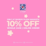 Nadeje whole cakes Extra 10% Off Promotion