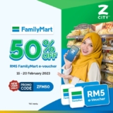 FamilyMart e-Voucher 50% OFF with ZCITY
