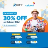 Celcom bills Extra 30% Off with ZCITY Promo Code