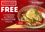 Tony Roma’s IOI City Mall Free Pasta Giveaways